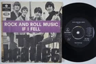 BEATLES Rock And Roll Music BLACK TEXT VARIANT rare Sweden 45 swedish HEAR!