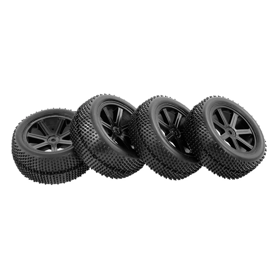 4pcs Front And Rear Tire With Wheel Rim For 1/10 HSP HPI Carson Redcat ZD - Image 4 of 4
