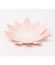 Flexible Hanji-Papierschale Wasserlilie Blassrosa – Ablage / Servierschale aus