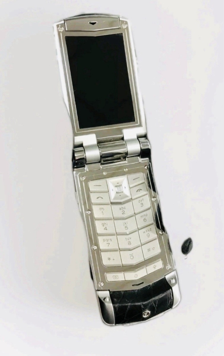 Original Brand Vertu Constellation F Ayxta Black Crocodile 3G