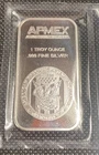 Single 1 oz. Apmex Silver Bar .999 Fine Sealed as pictured