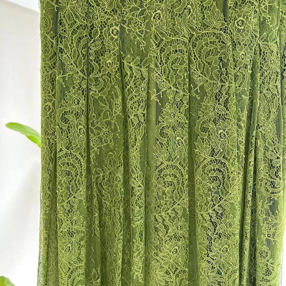 FALDA LARGA PLISADA ENCAJE COLABORACIÓN GUCCI THE NORTH FACE X BUENA USADA Foto 4 de 4