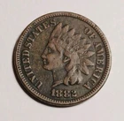 1882 INDIAN HEAD CENT VERY FINE FULL LIBERTY