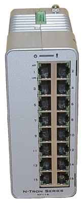 Red Lion N-Tron NT116 Unmanaged Industrial Ethernet Switch TESTED WORKING