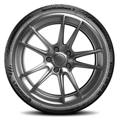 1 Continental SportContact 7 255/45R19XL 104W RunFlat Tire 2554519