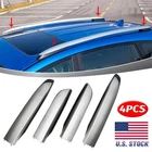 4Pcs Roof Rack Cover Rail End Cap Replacement For Toyota RAV4 2013-2018  XE
