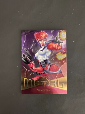 1995 FLEER MARVEL METAL #54 VENDETTA GEM MINT