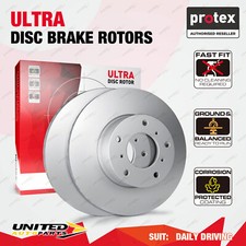 Pair Rear Disc Brake Rotors for Volvo S60 S80 V60 V70 XC70 Electric Handbrake