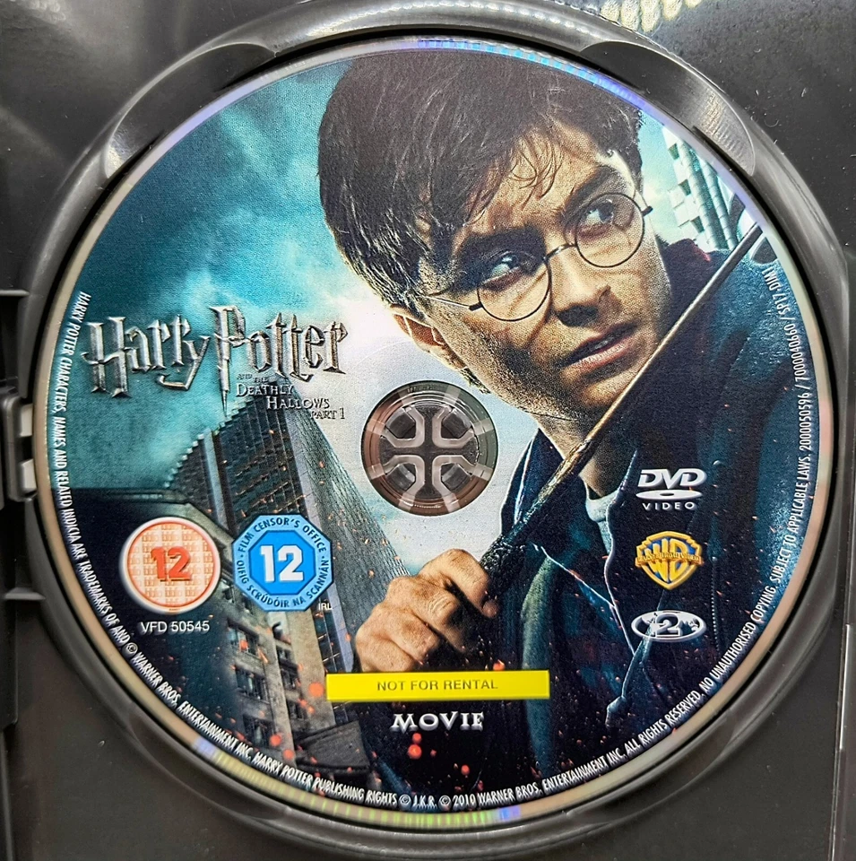 Harry Potter And The Deathly Hallows Part 1 & Part 2 Disc Box Set DVD - Image 4 of 4