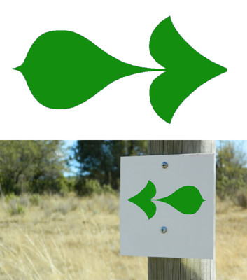 Arrow Steering, Sticker Vinyl Version V