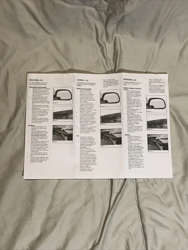 Espejo retrovisor de vidrio de repuesto lateral pasajero Jeep Grand Cherokee sin calefacción 05-10  Foto 2 de 4