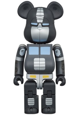 MEDICOM TOY BE@RBRICK TRANSFORMERS OPTIMUS PRIME BAPE BLACK Action