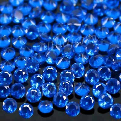 100 Pcs Lot Natural Tanzania Blue Tanzanite 1.50 MM Round Certified Gemstone