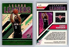 2019-20 Donruss #10 James Harden League Leaders Green Flood