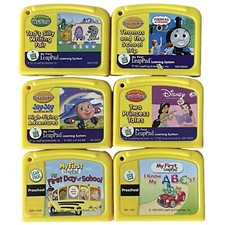 Lot Of 6 Leapfrog My First LeapPad Cartridges Game Cartridges Thomas Train Jay J