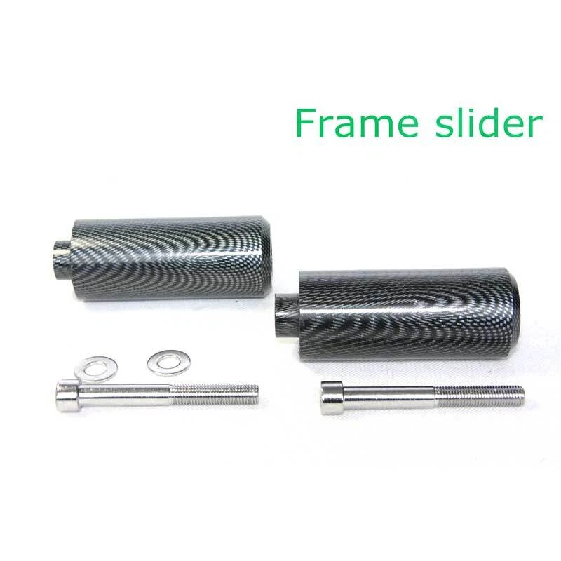 Углеродная удлиненная рама ползунок защита от аварий для 2004-2012 Yamaha FZ-6 FZ-6S 600 - Изображение 3 из 4