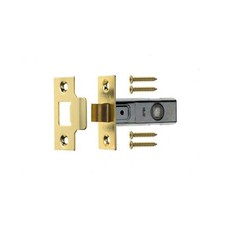 ERA Tubular Door Latch – 64 mm & 76 mm – Brass or Satin Zinc Finish