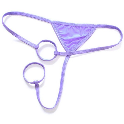 Mutandine Sexy Da Uomo Gay Pouch Hole G-String T-Back Lingerie Intimo Culo ☆ - Afbeelding 18 van 30