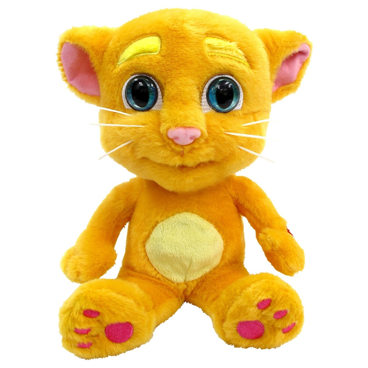 Official Talking Tom Friends 12 Inch Ginger Plush Toy with Interactive 