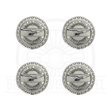 Zenith Chrome 3d Metal Wire Wheel Knockoff Chip Emblems 2.25 Set Or Single