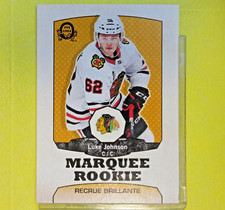 LUKE JOHNSON  2018-19  ROOKIE  OPC MARQUEE  #631  Chicago Blackhawks