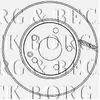 Front Axle BRAKE DISCS and PADS SET for MERCEDES BENZ A-CLASS A160 CDI 2004-2012 - Image 2 of 4