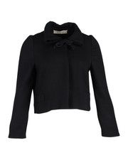 Marni Cropped Jacket In Black Wool Eu40
