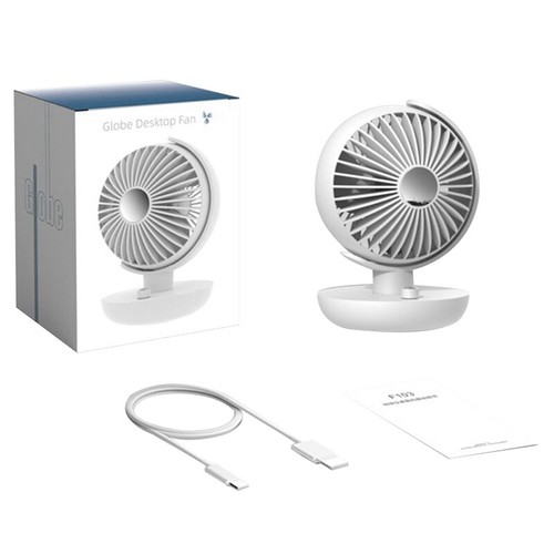 360° Rotating Office Desktop Fan Multifunction Portable A6S49236