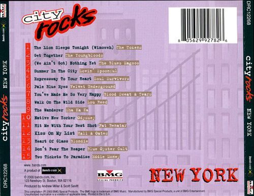 VARIOUS ARTISTS - CITY ROCKS: NEW YORK NEW CD 805629927826| eBay