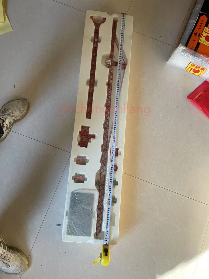 ROS 80106 Wolff 7532.12 CLEAR Tower Crane 1/87 HO Scale Die-cast Brand-new MIB - Image 4 of 4