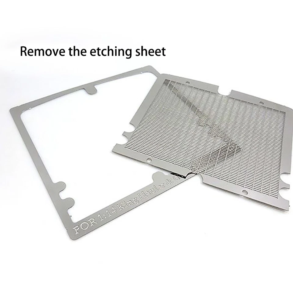 Einlass-Metall-Innengitter für 1/14 Tamiya-Traktorkopf American King Hauler - Bild 3 von 4