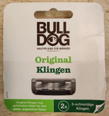 Rasierklingen für Bull Dog Original , 4 st. ,5-Klingen system, ohne OVP