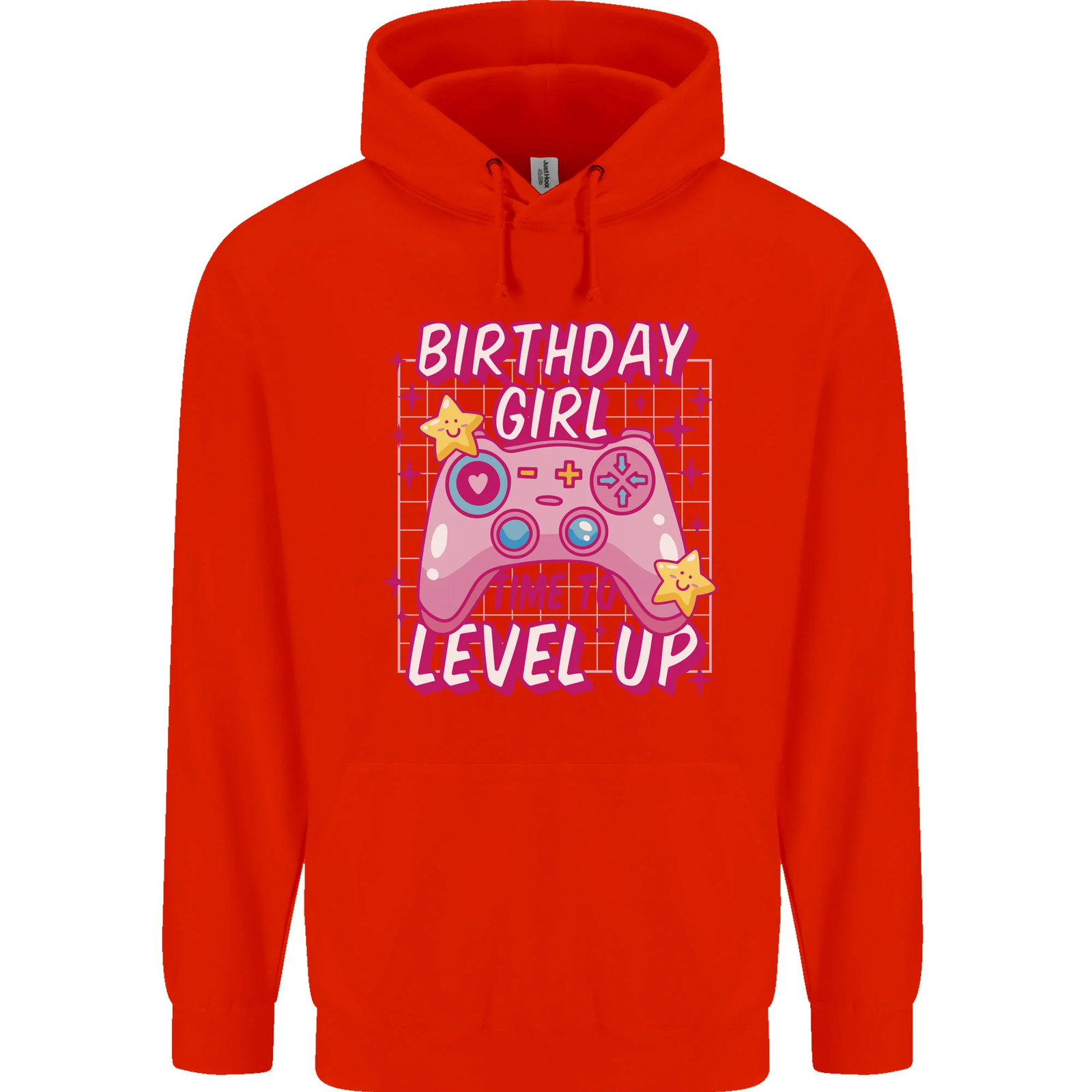 Birthday Girl Level Up Gaming Gamer 6th 7th 8th Mens 80percent Cotton Hoodie image 10