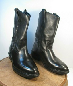 red wing black pull on boots