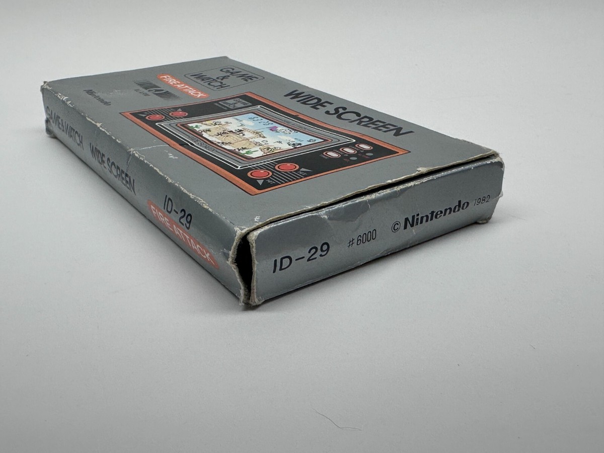 FIRE ATTACK Nintendo Game & Watch Wide Screen Console 1982 ID-29 W
