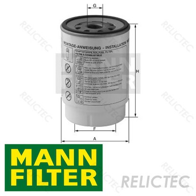 Fuel Filter WK11042z for Renault 7421538977 7121538977 | eBay
