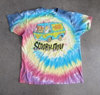 tie dye mystery machine shirt