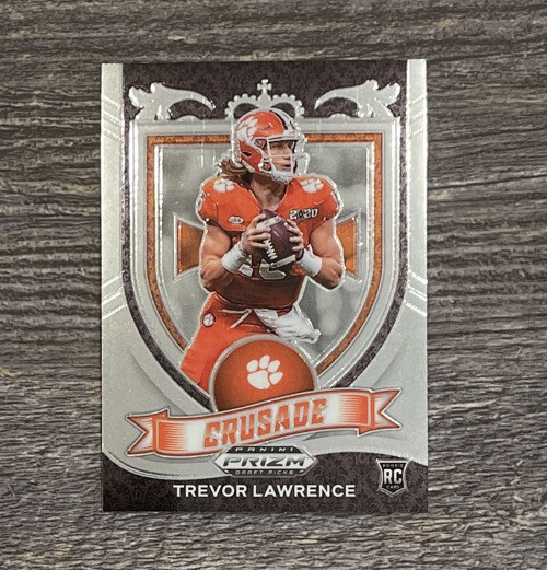2021 Panini Prizm Draft Picks Trevor Lawrence Crusade RC #161