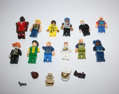 Block Tech Figures Mixed Lot Of 17 Not All Are Complete Great For Parts
