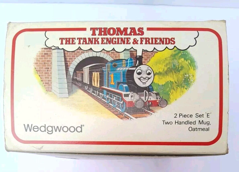 ВЕДЖЕВУД: ВИНТАЖНЫЙ 1984 THOMAS БАК ДВИГАТЕЛЯ, 2 ИЗДЕЛИЯ КОМПЛЕКТ - В ОРИГИНАЛЬНОЙ КОРОБКЕ. - Изображение 2 из 4