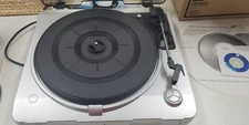 Innovative Technology USB Turntable Silver w Automatic Stop Record Player NEW