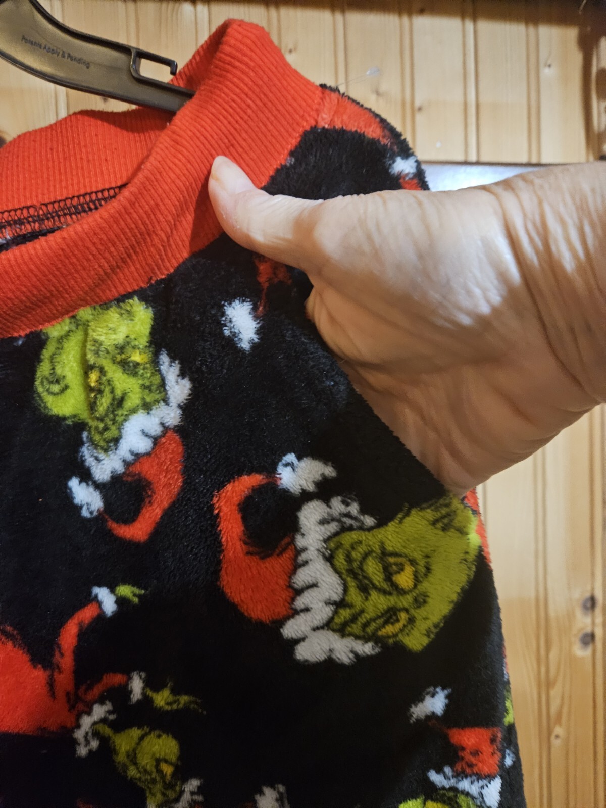 The Grinch Flannel Pajama Pants Drawstring Ribbon 2 P… Gem