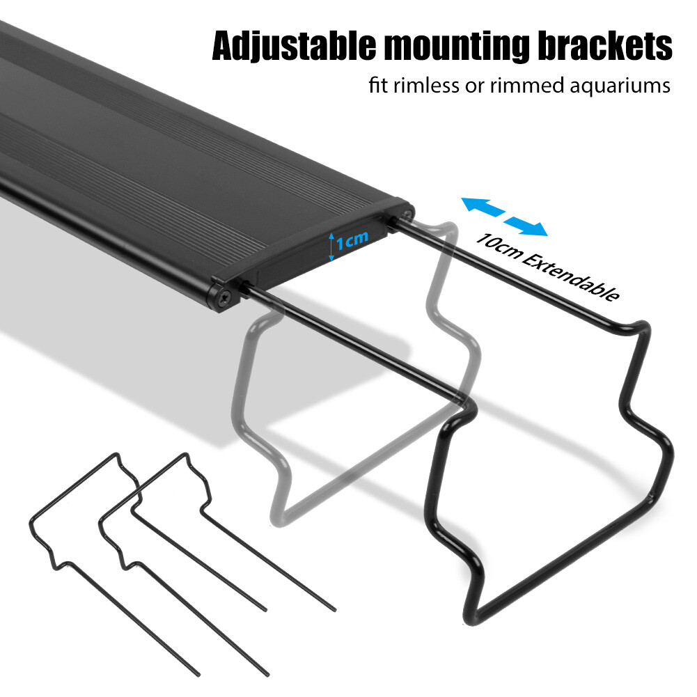Aquarium Fish Tank Bar LED Light OverHead Full Spectrum Plant Lighting