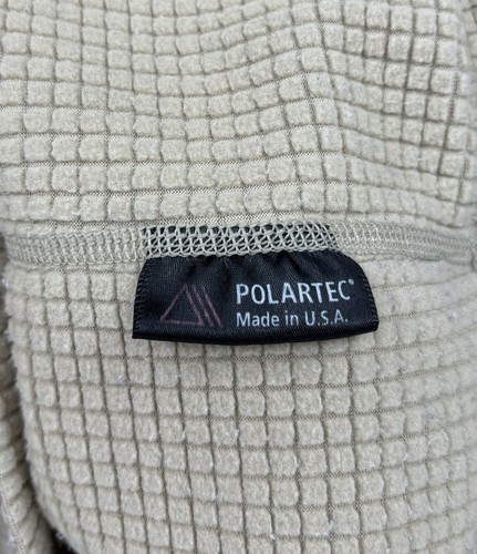 Polartec 1/4 Zip Pullover Activewear Shirt Jacket Women’s Small Regular Beige - Picture 7 of 11