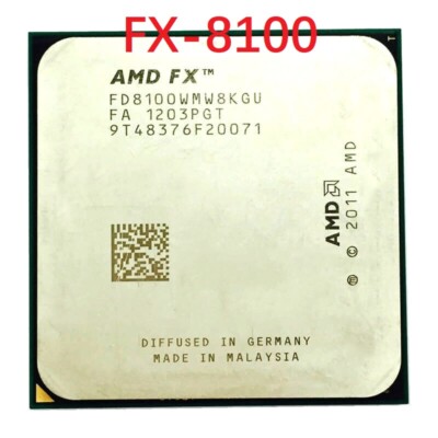 AMD FX-8100 CPU 8-Core 2.8GHz 8M FD8100WMW8KGU AM3+ 95W Processor