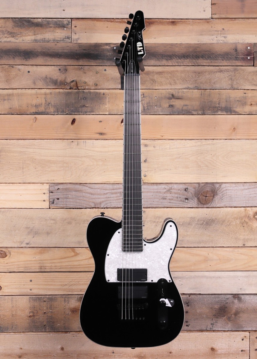 ESP LTD SCT-607 Baritone 7-String Electric Guitar Black w/ Case | eBay