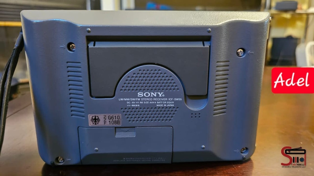 SONY LW/MW/SW/FMステレオレシーバー　 ICF-SW55 ラジオ Sony ICF-SW55 World Band Radio LW/MW/SW/FM Stereo Receiver