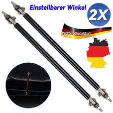Front Splitter Lip Stützstangen Strut Rod Tie Frontsplitter Heckdiffusor,Schwarz