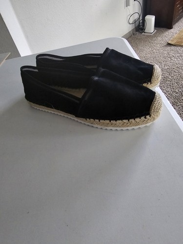 Karl Lagerfeld Paris Espadrilles Loafers 9M Women Black Comfort Shoes New - Picture 14 of 16