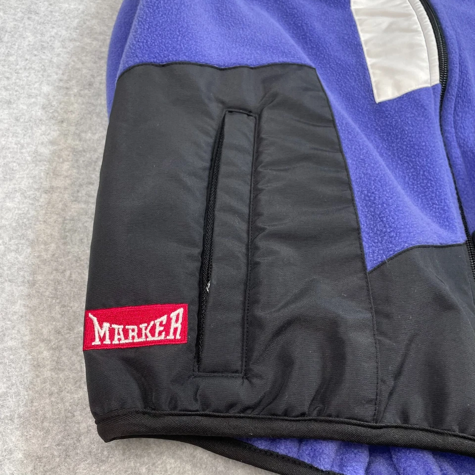 复古 Marker 盐湖城奥运会 2002 背心女式 XS 紫色黑色志愿者 — 第 4/4 张图片